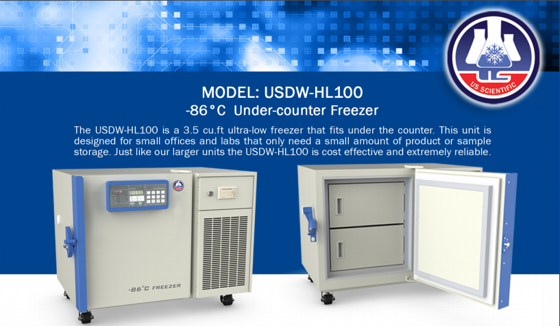 HL 100 Ultra Low Freezer -80C  3.5 Cubic Ft. Used