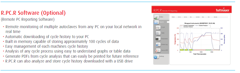 Tuttnauer RPCR SOFTWARE